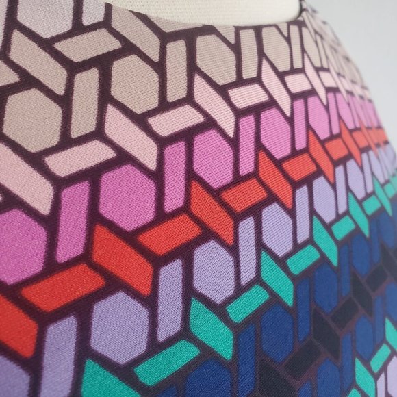 ($248) Trina Turk Women's Boho Macee Lupine Lattice Tank Dress Size 2 - Picture 8 of 10